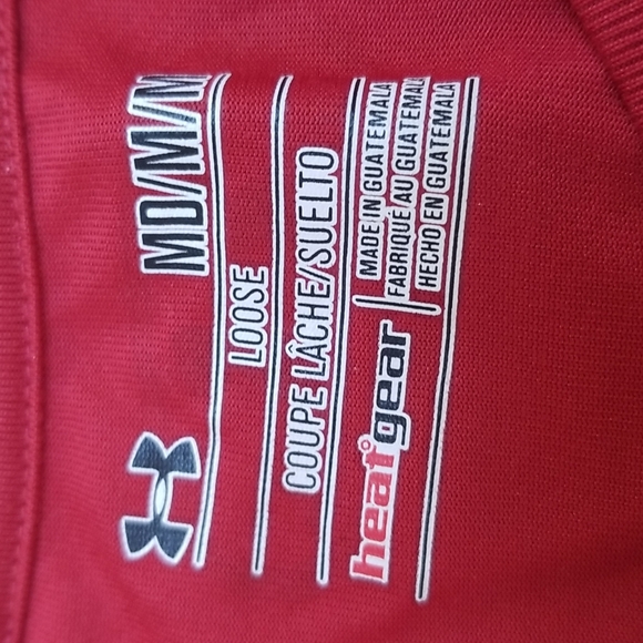 Wisconsin Badger Under Armour Heatgear Long Sleeve Shirt - Picture 3 of 6